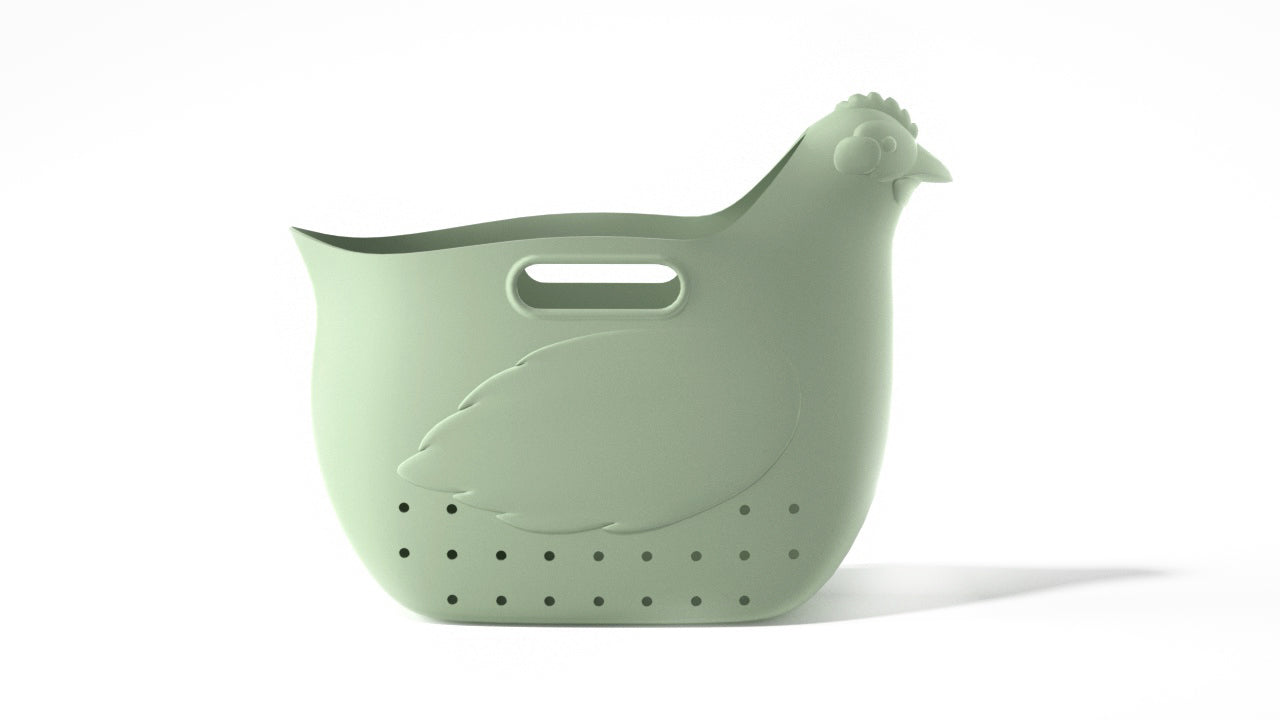 Hefty Hen Egg & Garden Bag, Green