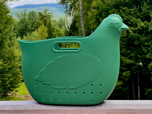 Hefty Hen Egg & Garden Bag, Forest Green