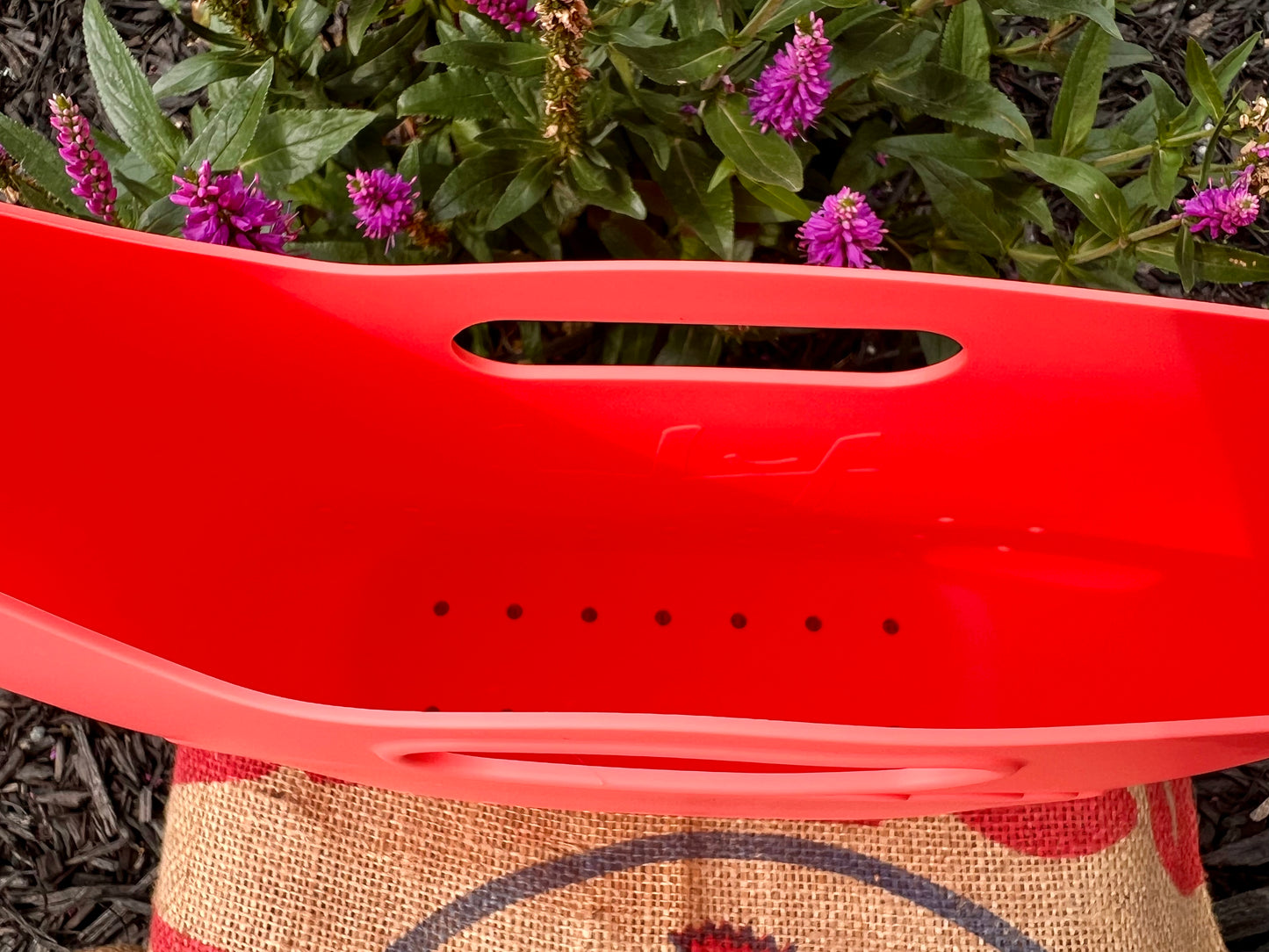 Hefty Hen Egg & Garden Bag, Salmon