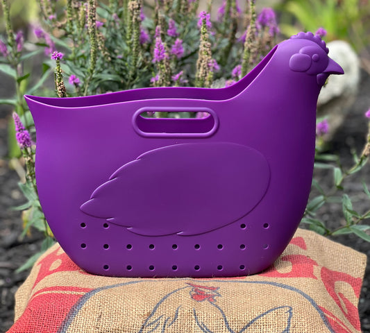 Hefty Hen Egg & Garden Bag, Plum