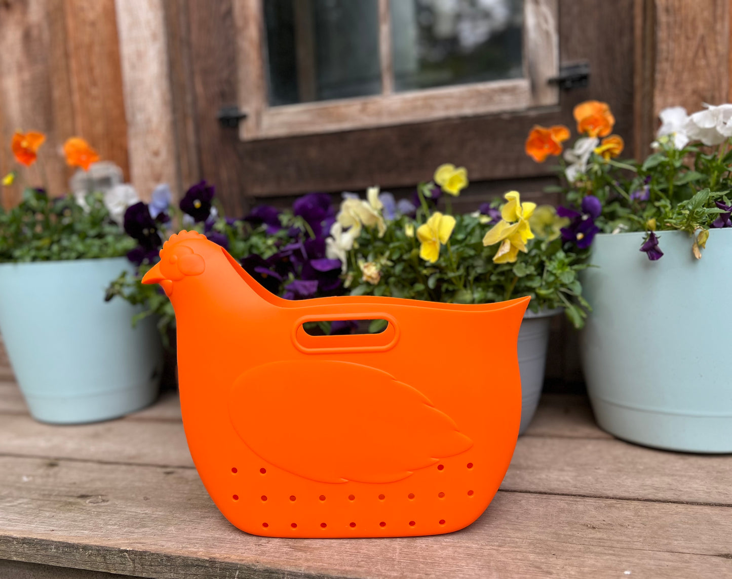 Hefty Hen Egg & Garden Bag, Orange